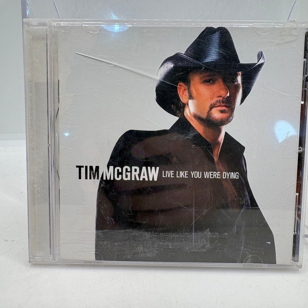 Tim McGraw Live Like You Were Dying CD 2004 Curb Records Country Music Album‎